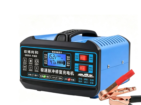 The Fast Pulse Repair Battery Charger is a high-efficiency,intelligent multi-functional charging device designed for various lead-acid batteries,widely applicable to cars,motorcycles,electric vehicles,UPS power supplies and other battery eq